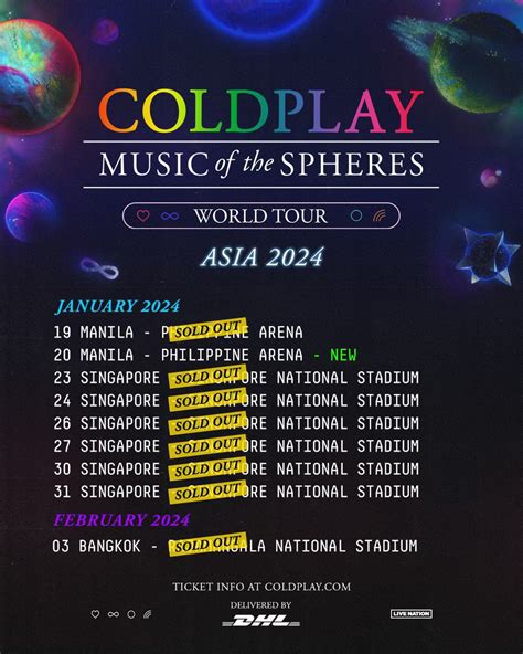 coldplay philippines concert 2023|Coldplay Tickets .